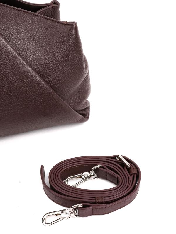 Женская Сумка из Натуральной Кожи Коричневого Цвета – Вместительная