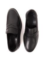 Men's Genuine Leather Black Loafers "Urban Comfort"