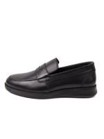 Men's Genuine Leather Black Loafers "Urban Comfort"