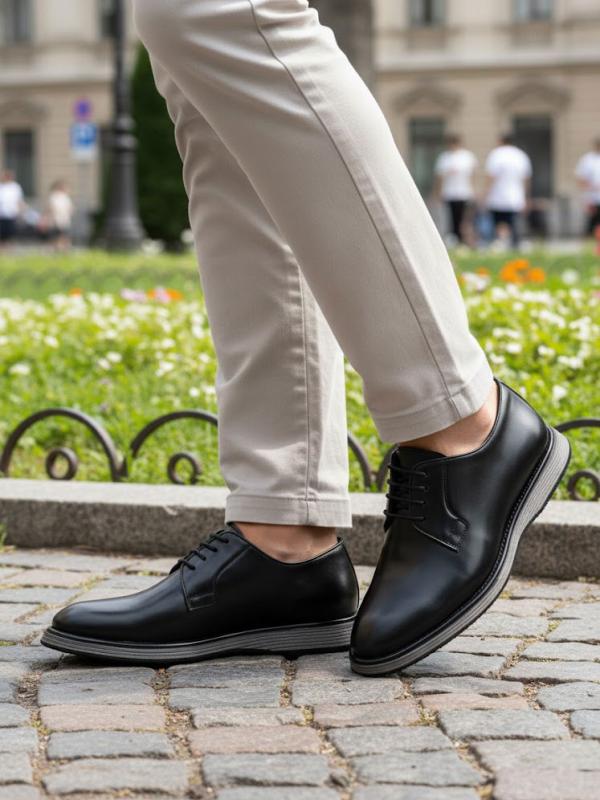 Men's Genuine Leather Classic Shoes with Comfort Sole