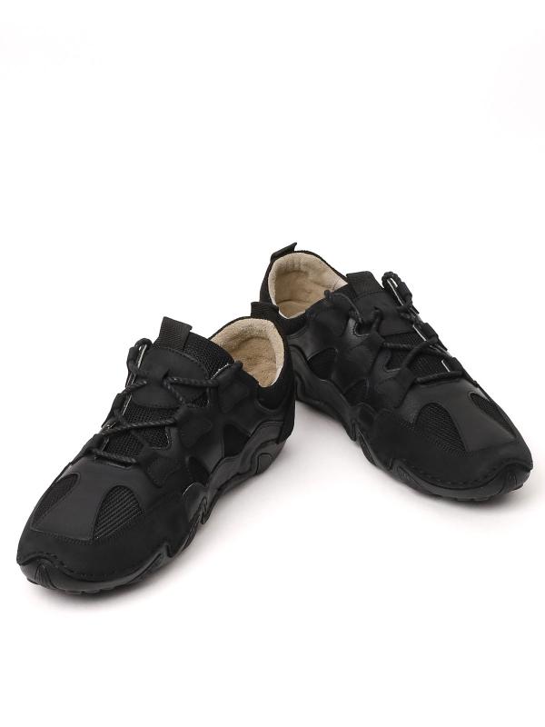 Genuine Leather Men's Lace-up Sneaker