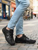 Genuine Leather Men's Lace-up Sneaker