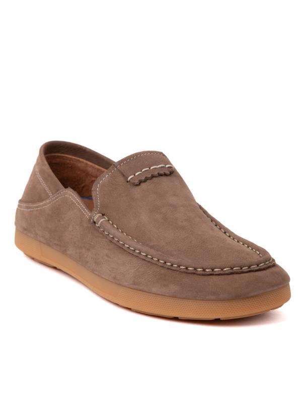 Men's Genuine Suede Slip-On Moccasins