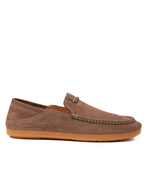 Men's Genuine Suede Slip-On Moccasins