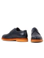 Men's Floater Leather Classic Shoes - Contrast Sole
