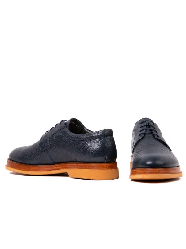 Men's Floater Leather Classic Shoes - Contrast Sole