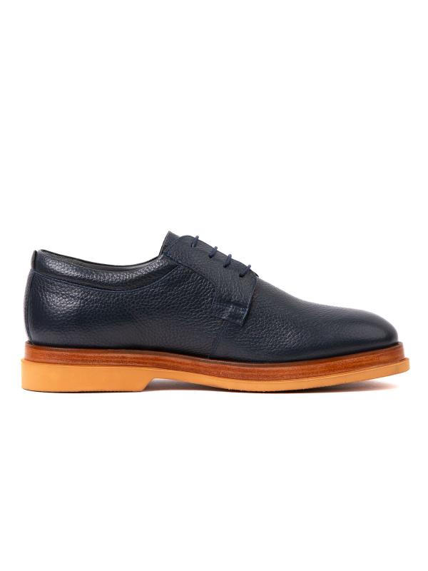 Men's Floater Leather Classic Shoes - Contrast Sole