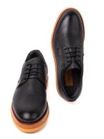 Men's Floater Leather Classic Shoes - Contrast Sole