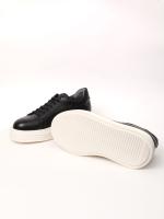 Men's Natural Leather Platform Sole Shoes