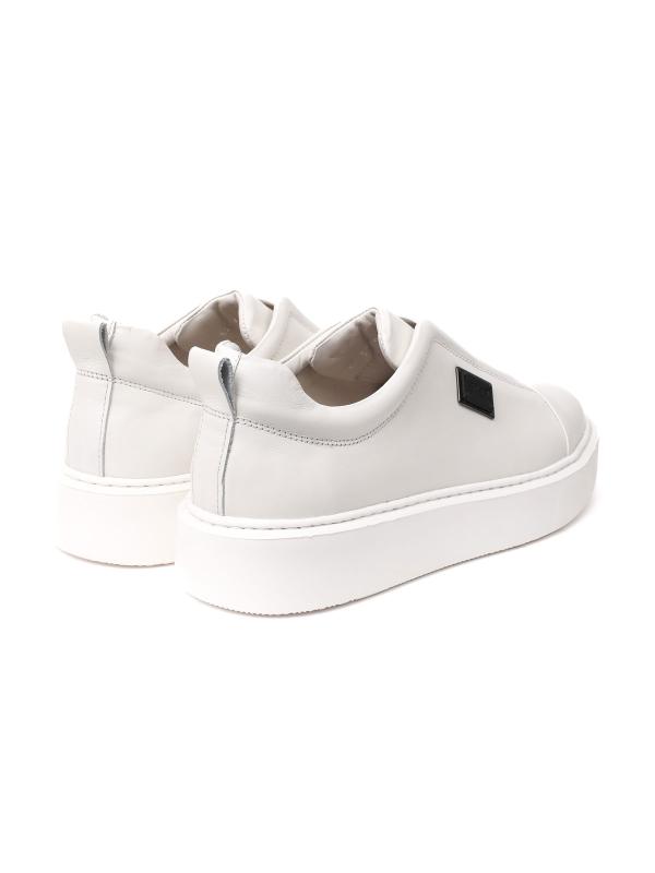 Men's Genuine Leather Slip-On Sneaker - Eskarpini "Urban" Model