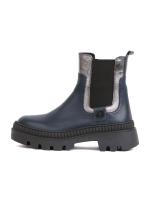 Genuine Leather – Silver Detailed Platform Women's Boots