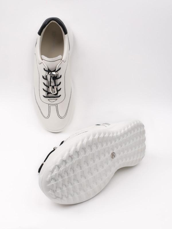 Elastic Laced and Metal Detailed Comfort Women's Shoes