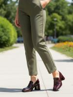 Patent Genuine Leather Loafer - Block Heel