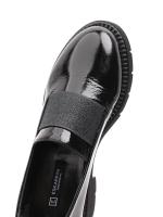 Women's Genuine Leather Loafer - Patent Black