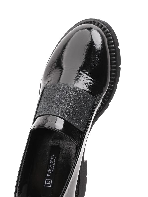 Women's Genuine Leather Loafer - Patent Black