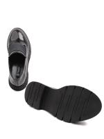 Women's Genuine Leather Loafer - Patent Black