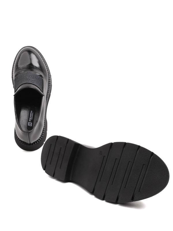 Women's Genuine Leather Loafer - Patent Black