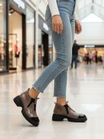 Women's Genuine Patent Leather Platform Loafers