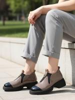 Women's Genuine Patent Leather Platform Loafers