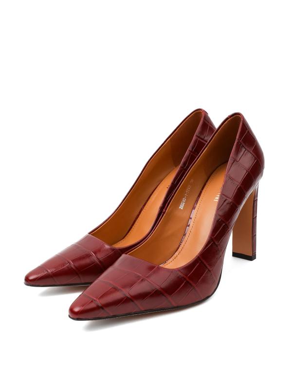 Natural Leather High Heel Women's Shoes – 10 cm