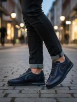 Eskarpini UrbanWalk Natural Dəri Kişi Sneaker