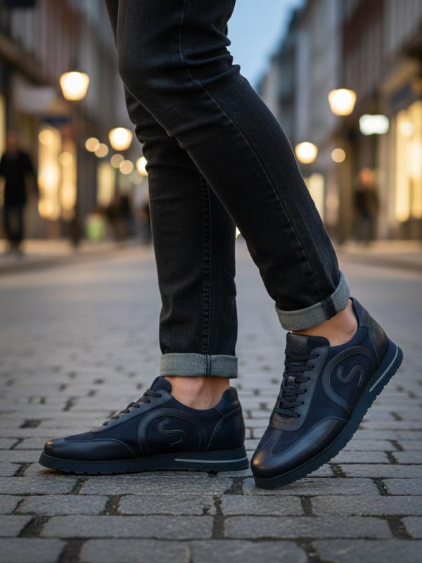 Eskarpini UrbanWalk Natural Dəri Kişi Sneaker