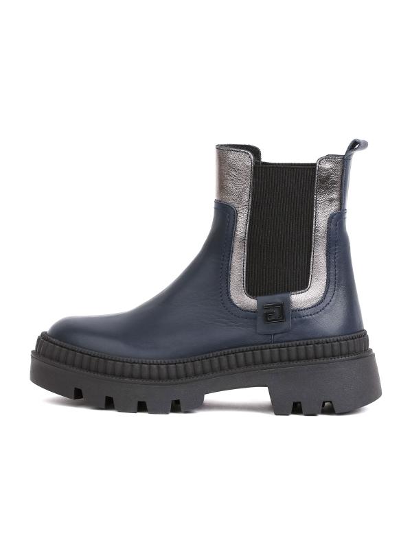 Genuine Leather – Silver Detailed Platform Women's Boots