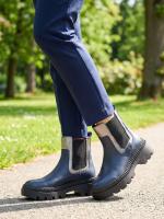 Genuine Leather – Silver Detailed Platform Women's Boots