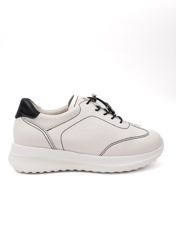 Elastic Laced and Metal Detailed Comfort Women's Shoes